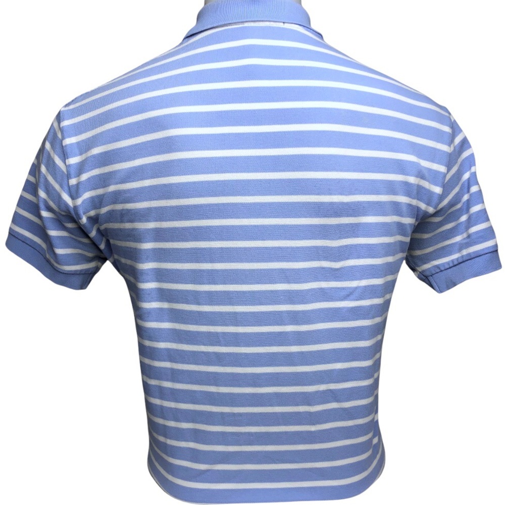 Polo Ralph Lauren Vintage Light Blue Striped Polo - Picture 3 of 5